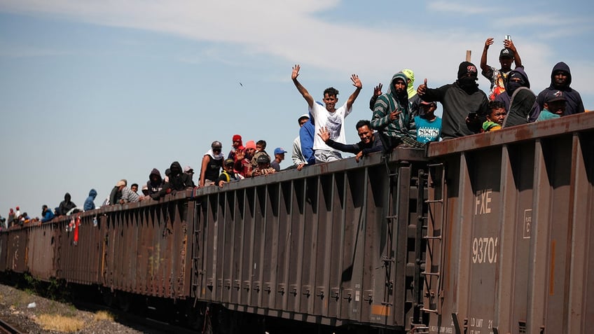 mexico cracks down on migrants hitching ride to us on freight train known as the beast