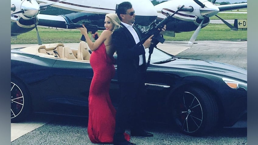 miami mogul uses plane banner to find wifes stolen purple rolls royce