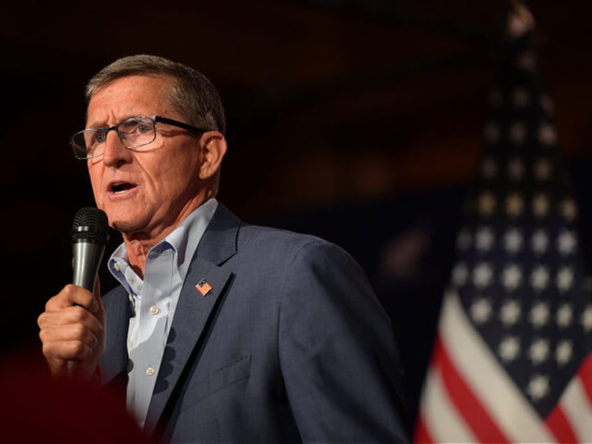 BRUNSWICK, OH - APRIL 21: Michael Flynn, former U.S. National Security advisor to former P