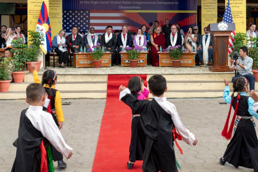 michael mccaul and nancy pelosi meet dalai lama in india outraging china