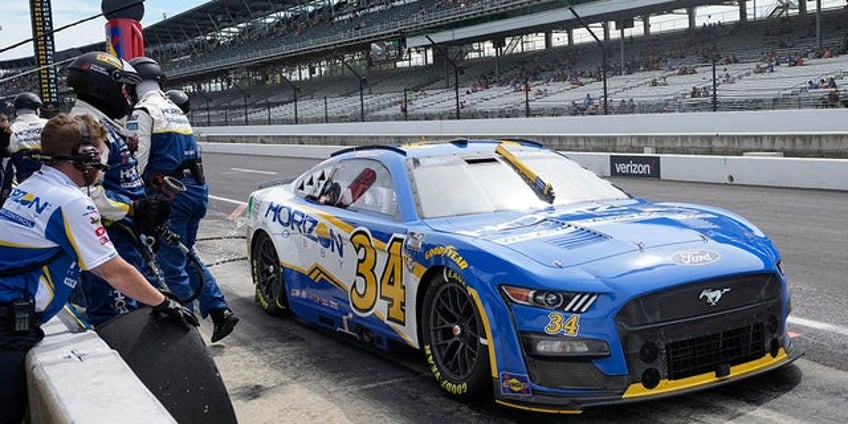 michael mcdowell clinches nascar playoffs spot with crucial win at brickyard