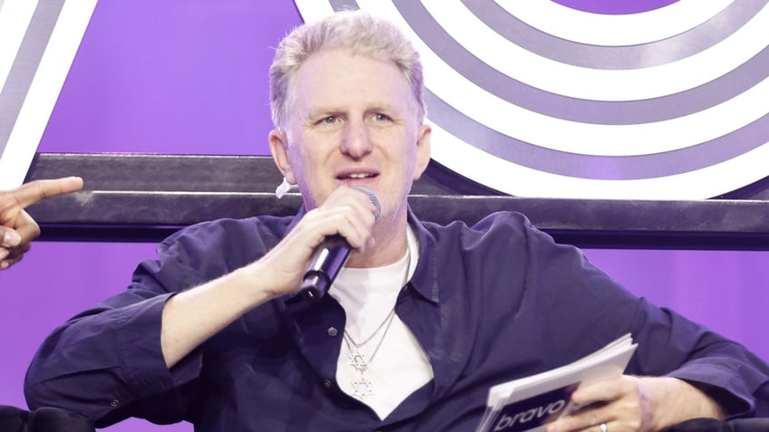 Michael Rapaport speaks on a panel