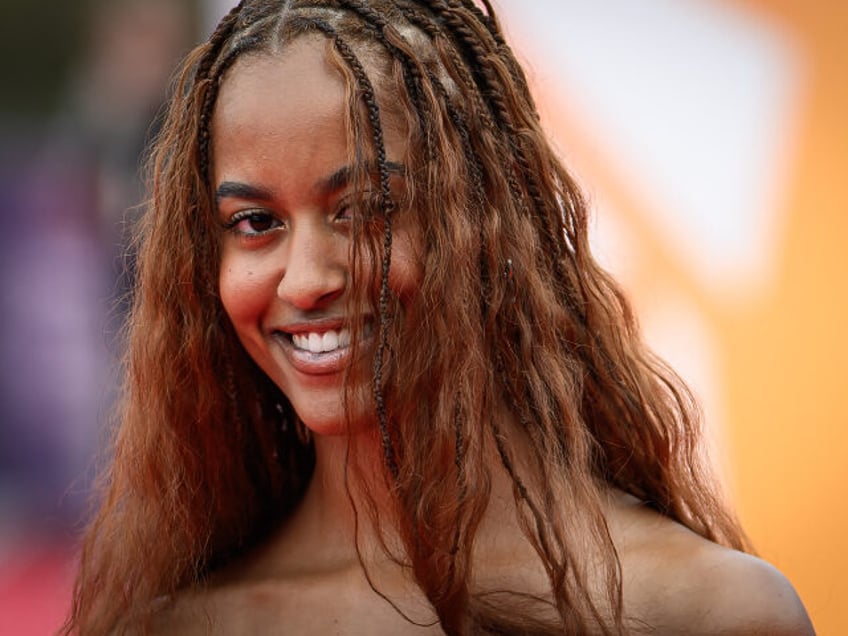 US film director and daughter of former US president Malia Ann Obama arrives to attend the