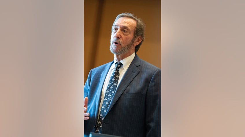 Defense attorney Jon Schoenhorn addresses the court during the second day of Michelle Troconis’ trial