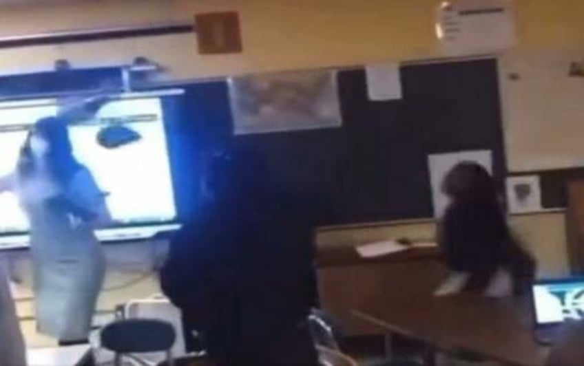 michigan teen who clocked teacher in head with metal chair arrested on felony assault charges