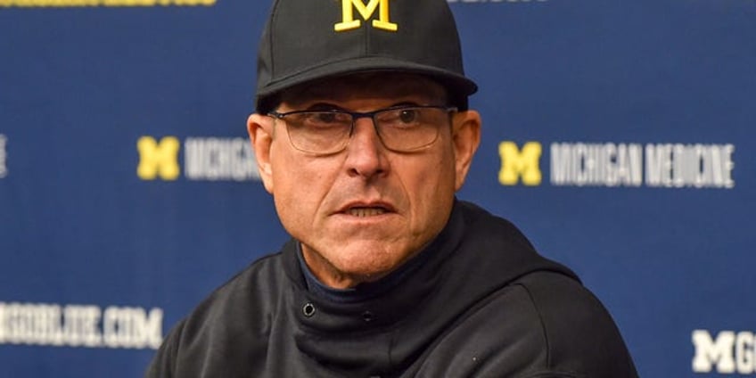 michigans jim harbaugh to serve school imposed 3 game suspension reports