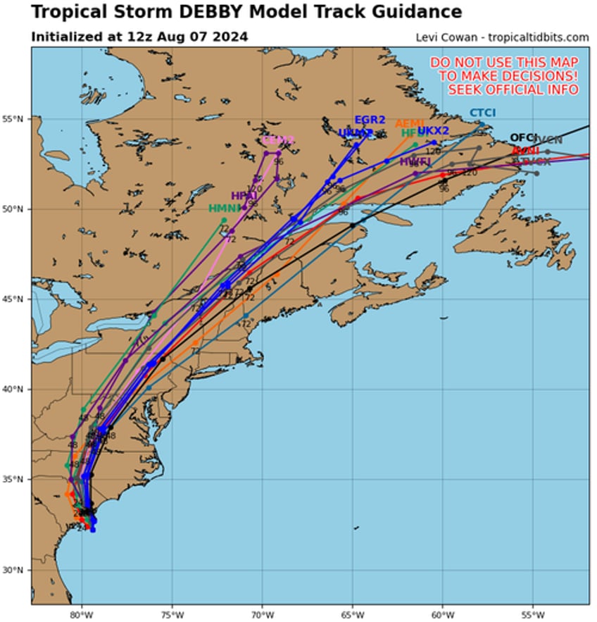 mid atlantic northeast in crosshairs of tropical storm debby