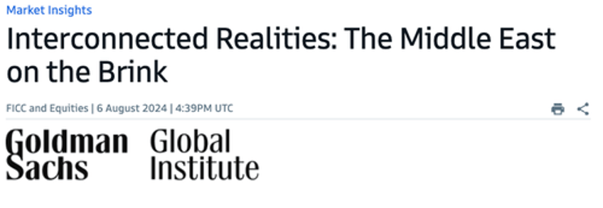 middle east on the brink goldman heads discuss interconnected realities of markets geopolitics amid looming iran strike 