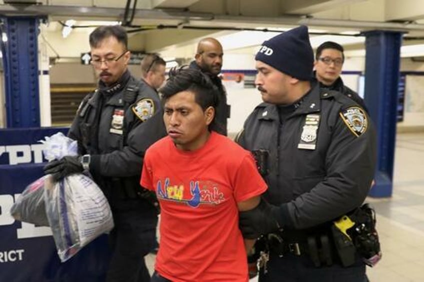 migrant suspect arrested after allegedly setting woman on fire in nyc subway car