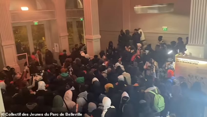 migrants crashed woke paris theaters refugee seminar weeks later 300 wont leave