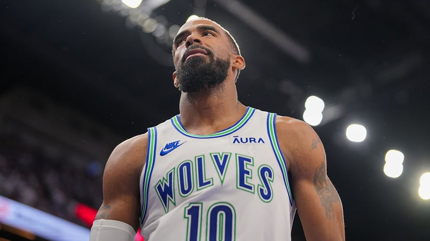 Mike Conley plays for the Timberwolves