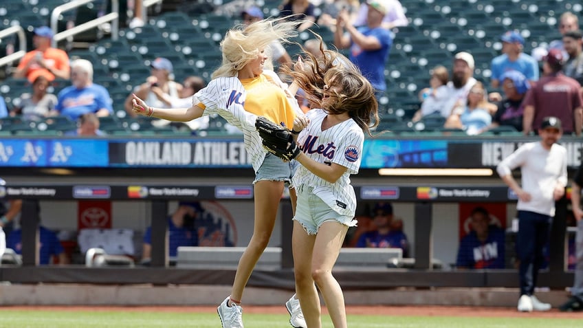 Haliey Welch celebrates with friend