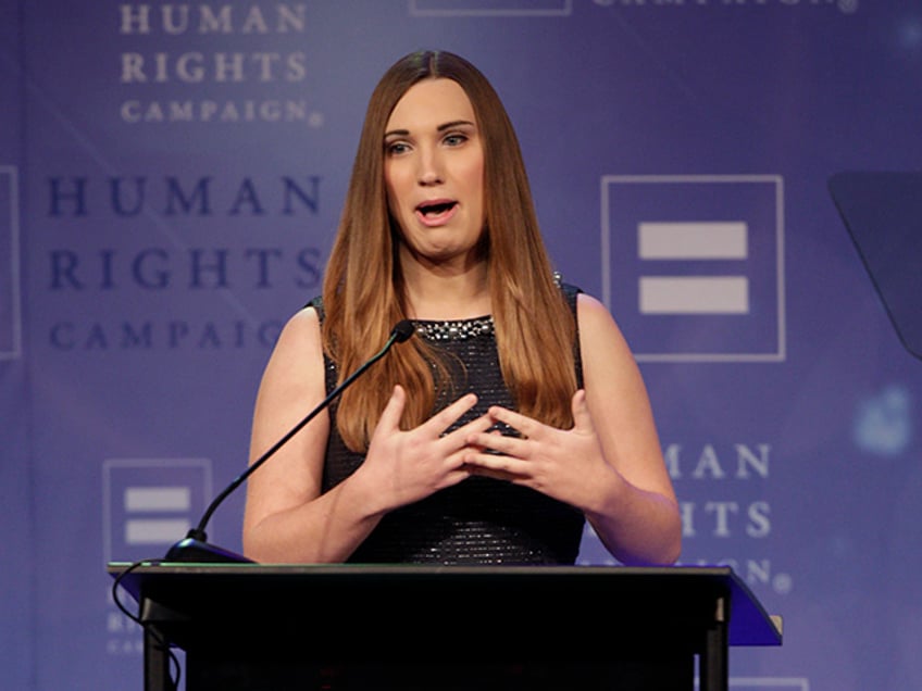 Sarah McBride with the HRC Federal Club speaks during the 21st Annual HRC Nashville Equality Dinner honoring Kesha at the Renaissance Hotel on Saturday, March 5, 2016, in Nashville, Tenn. (Photo by Wade Payne/Invision/AP)