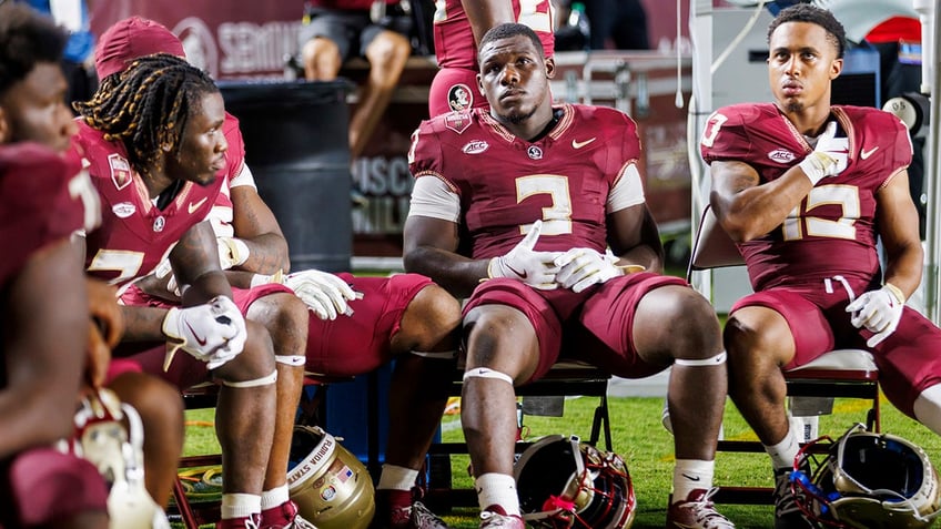 Downcast Florida State players