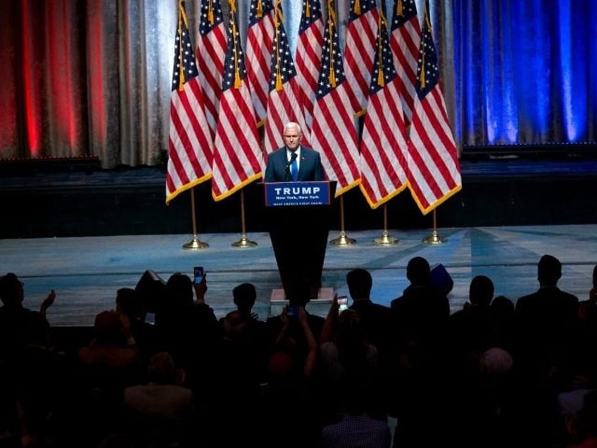 mike pence delivers rousing call for gop unity elections are about choices so join us