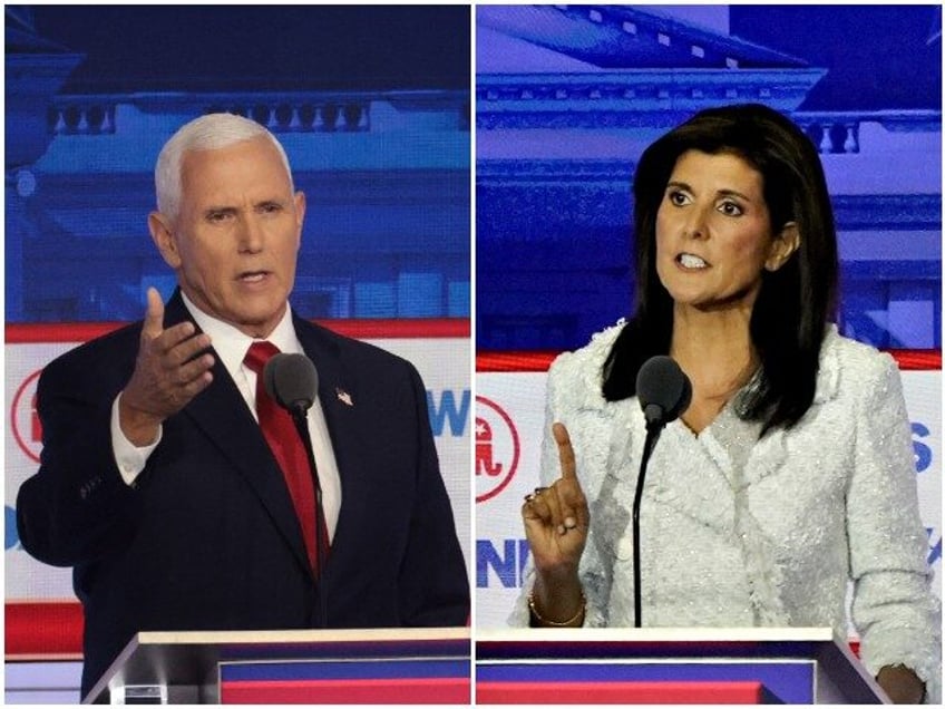 mike pence nikki haley spar over likelihood of federal abortion restriction in gop debate