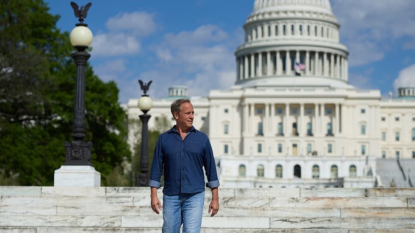 Mike Rowe near U.S. Capitol