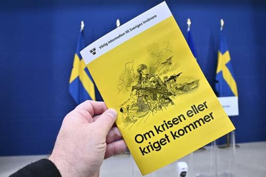 millions of swedes receive how to survive war booklet from government