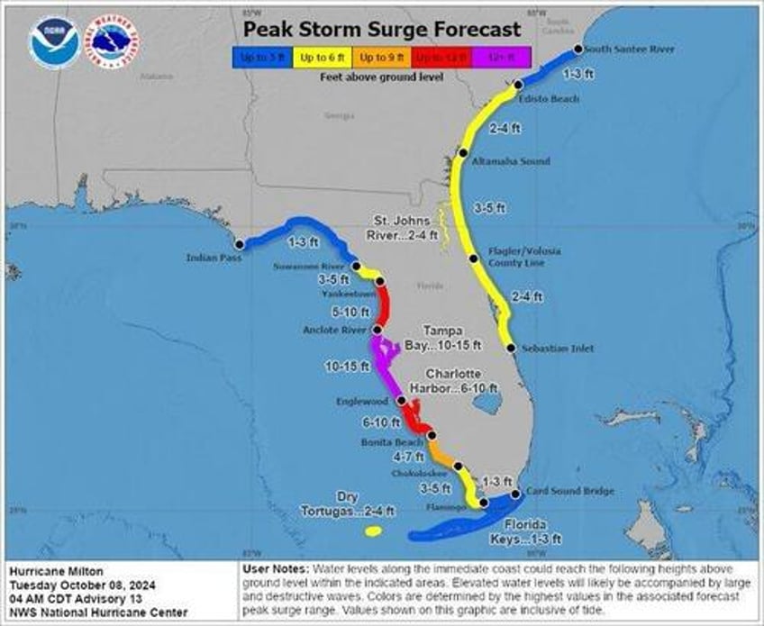 milton downgraded to dangerous cat 4 as crosshairs locked on floridas gulf coast