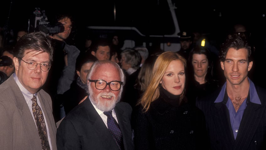 John Hughes, Richard Attenborough, Elizabeth Perkins and Dylan McDermott of "A Miracle on 34th Street"