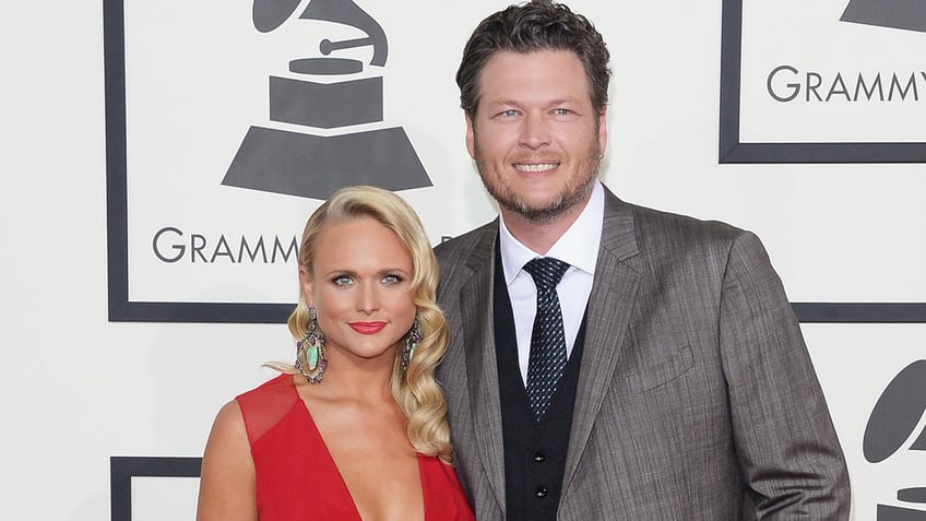 miranda lambert blake shelton at the grammys