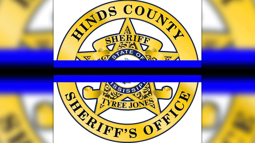 Hinds County Sheriff's Badge thin blue line