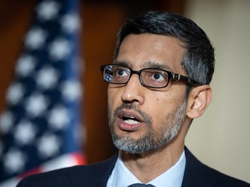 Sundar Pichai Google CEO looking shocked