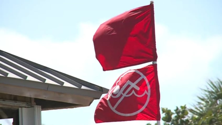 Florida beach red flags