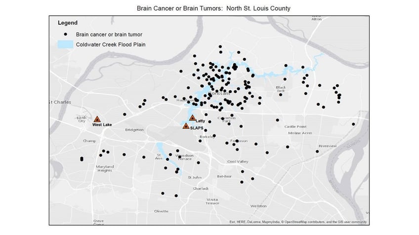 Coldwater Creek Just the Facts map