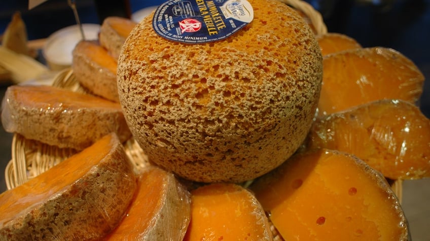 Mimolette, French hard cheese