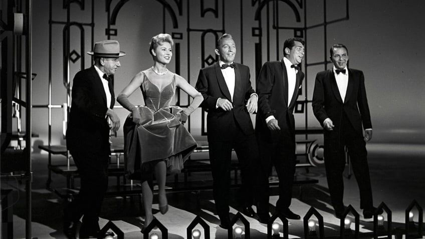 Mitzi Gaynor performs in the Frank Sinatra Show