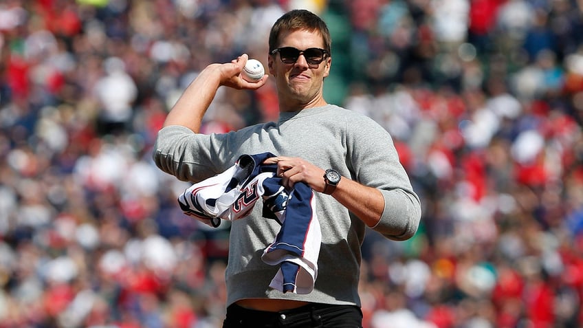 Tom Brady at Fenway Park