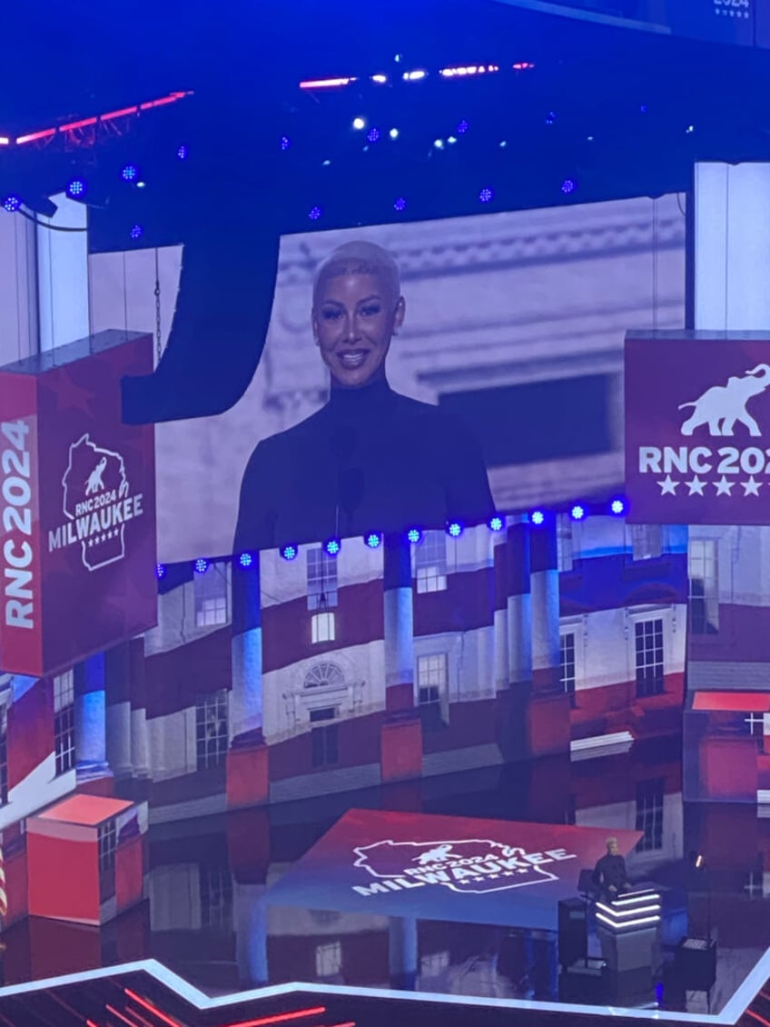 Model Amber Rose at RNC: ‘Media Has Lied to Us About Donald Trump’