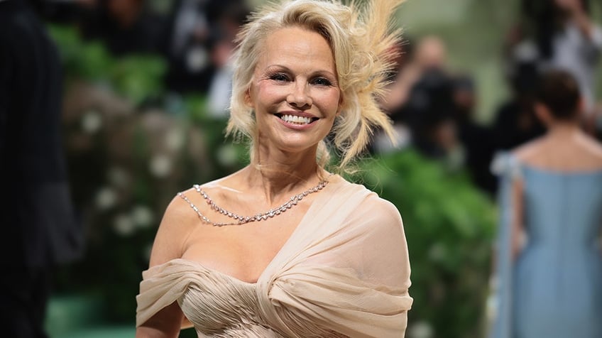 Pamela Anderson at the Met Gala