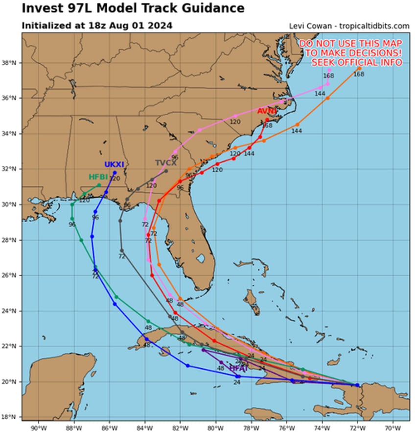 models show growing threats in tropics could impact west coast of florida 
