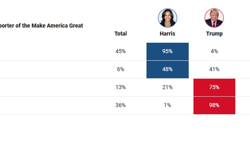 question on Fox News Voter Analysis 