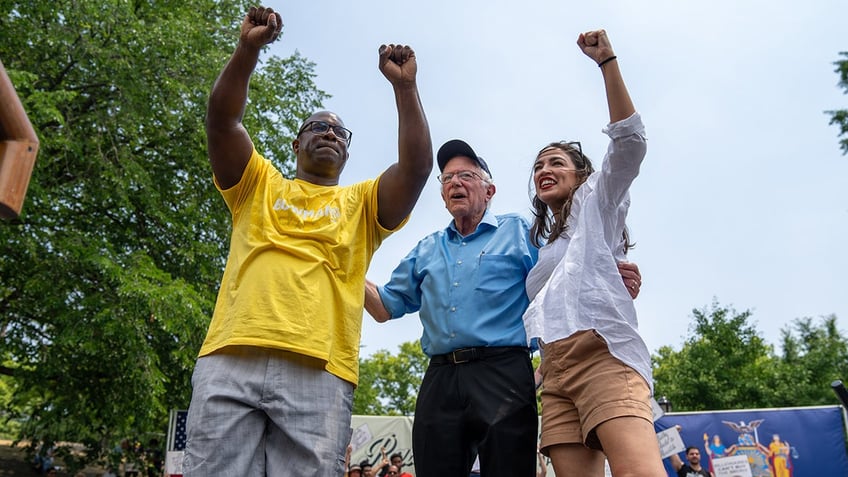 Sanders, AOC and Bowman at Bronx rally