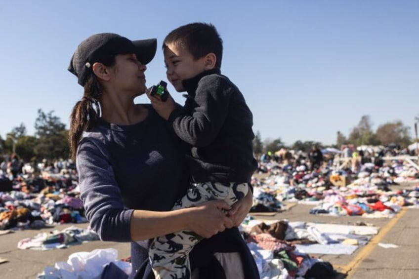 Many families with young children affected by the Los Angeles fires are now desperately se