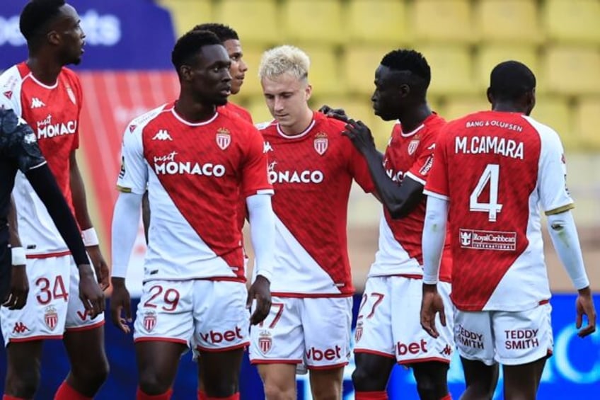 monaco retake ligue 1 top spot lyon fall to bottom of table