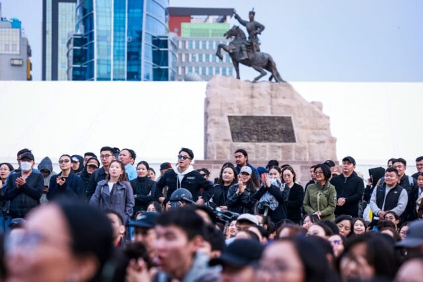 Mongolians protested last month against Prime Minister Luvsannamsrain Oyun-Erdene over all