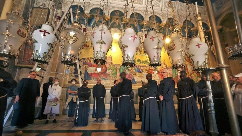 monks struggle to keep jerusalem churches open for christians amid israel hamas conflict