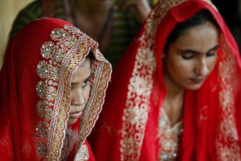 Shamila (L) was married off in exchange for money, one of a growing number of underage mar