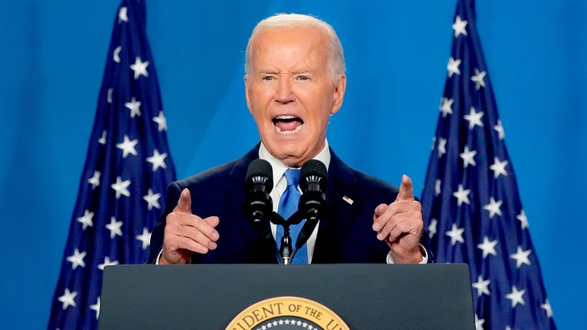 President Biden is getting plenty of "love" from people who want him out of the 2024 race.