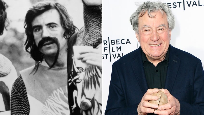 Terry Jones then and now split