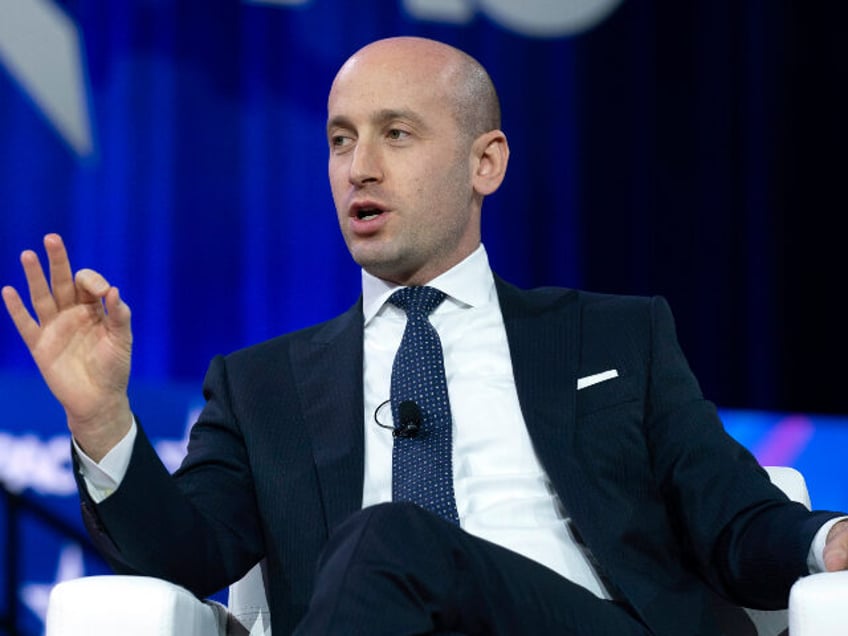 Stephen Miller speaks during the Conservative Political Action Conference, CPAC 2024, at t