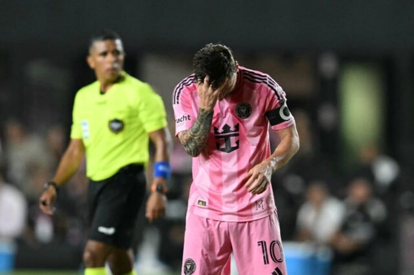 Lionel Messi was frustrated again as Inter Miami lost 3-0 at home to Orlando City in MLS o