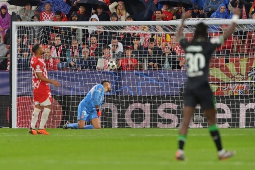 Girona goalkeeper Paulo Gazzaniga was beaten three times, twice by his own team-mates