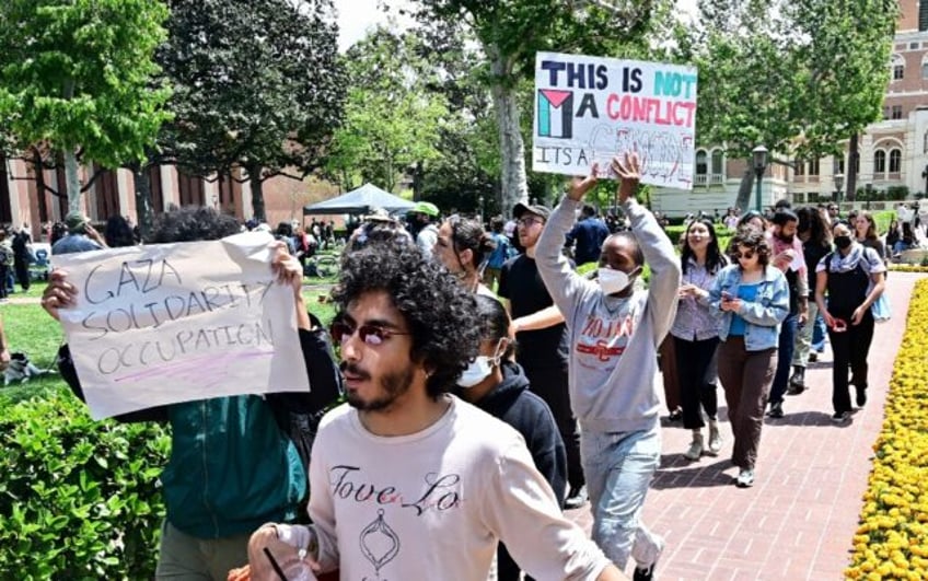 Ninety-three people were arrested at the University of Southern California's Los Angeles c