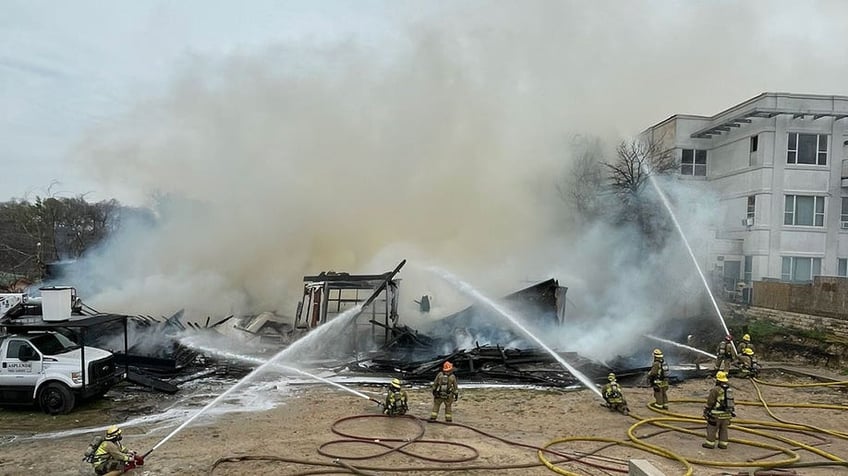 Austin four-alarm fire