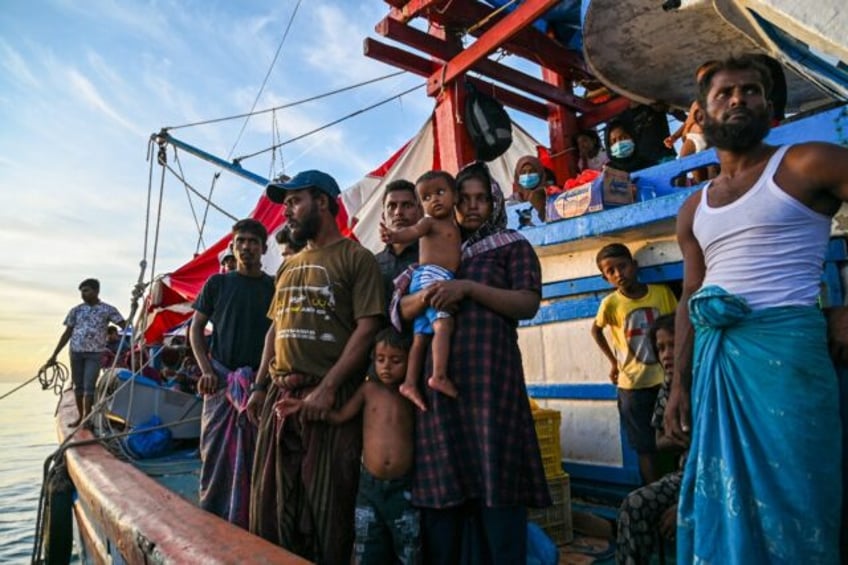 At least 146 Rohingya refugees landed in western Indonesia as arrivals of members of the p